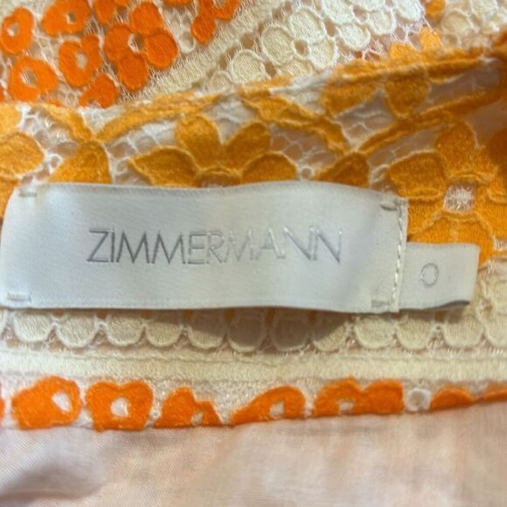 Worn Once. Zimmermann Lace Dresses AU 0 / US 4 orange - Picture 13 of 14